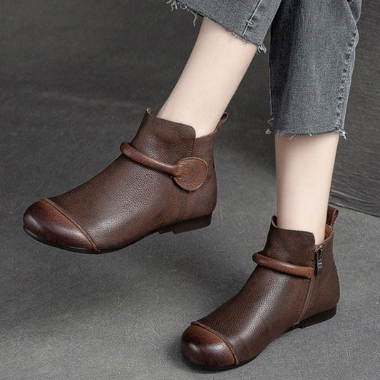 Bottines Élégantes au Charme Vintage