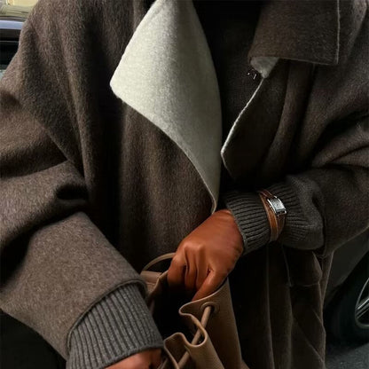 Manteau Long Style Élégant pour Femme