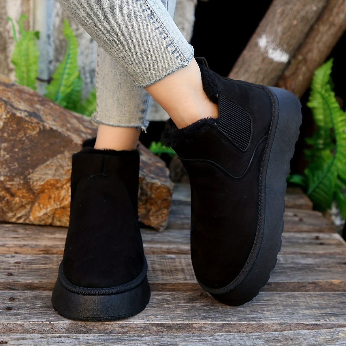 Bottines Style Casual | Douceur, Chaleur et Mode