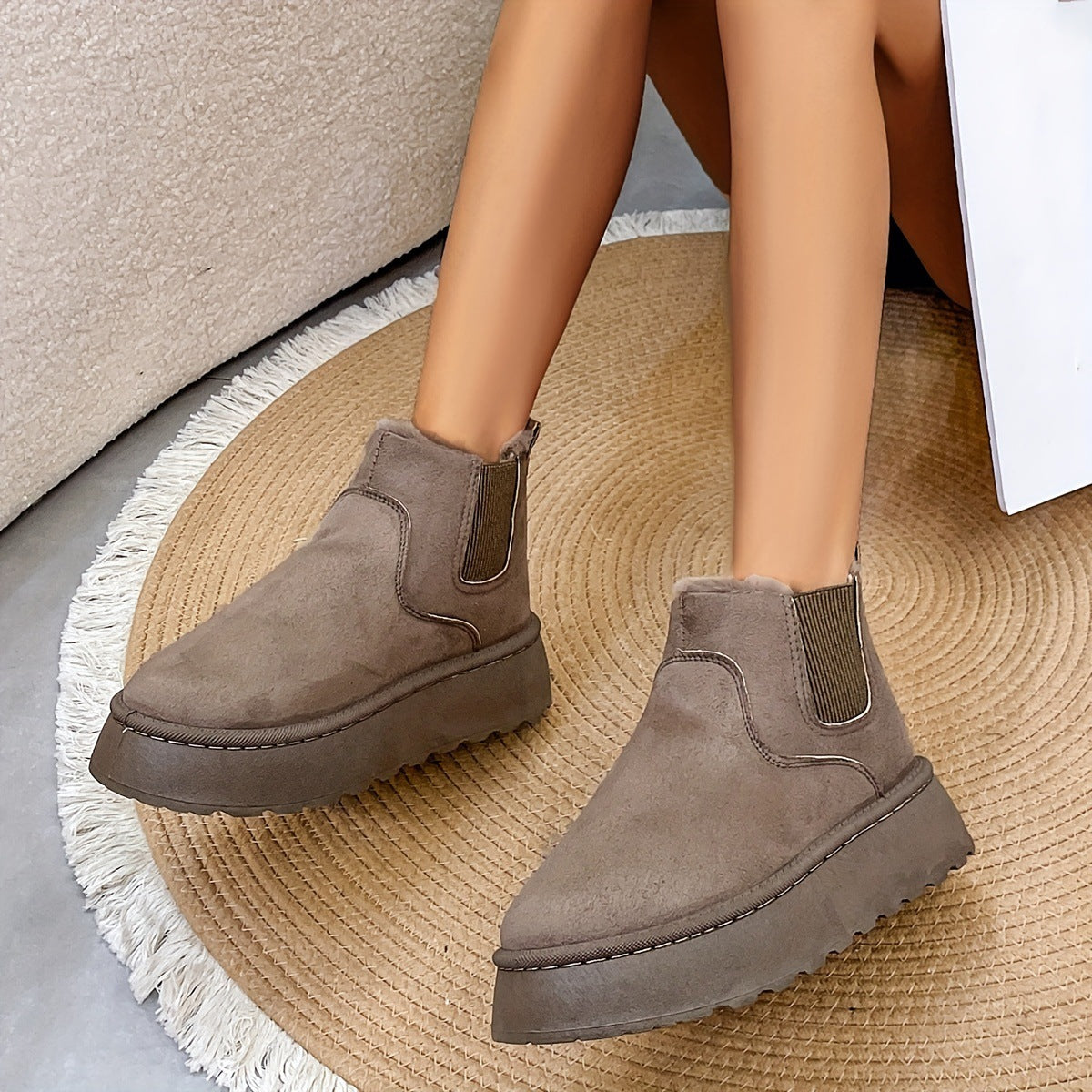 Bottines Style Casual | Douceur, Chaleur et Mode